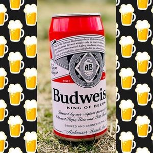Budweiser Bottle Speaker USB NWOB 8"x3.5" Bluetooth